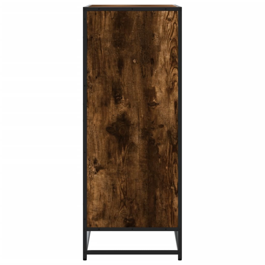 Vidaxl Szafka Na Buty, Przydymiony Dąb, 75X38X97,5 Cm