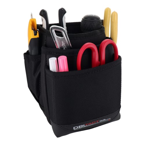 Sankyo Corporation DBLTACT 3-Drawer Waist Pouch, Black, DT-03S-BK