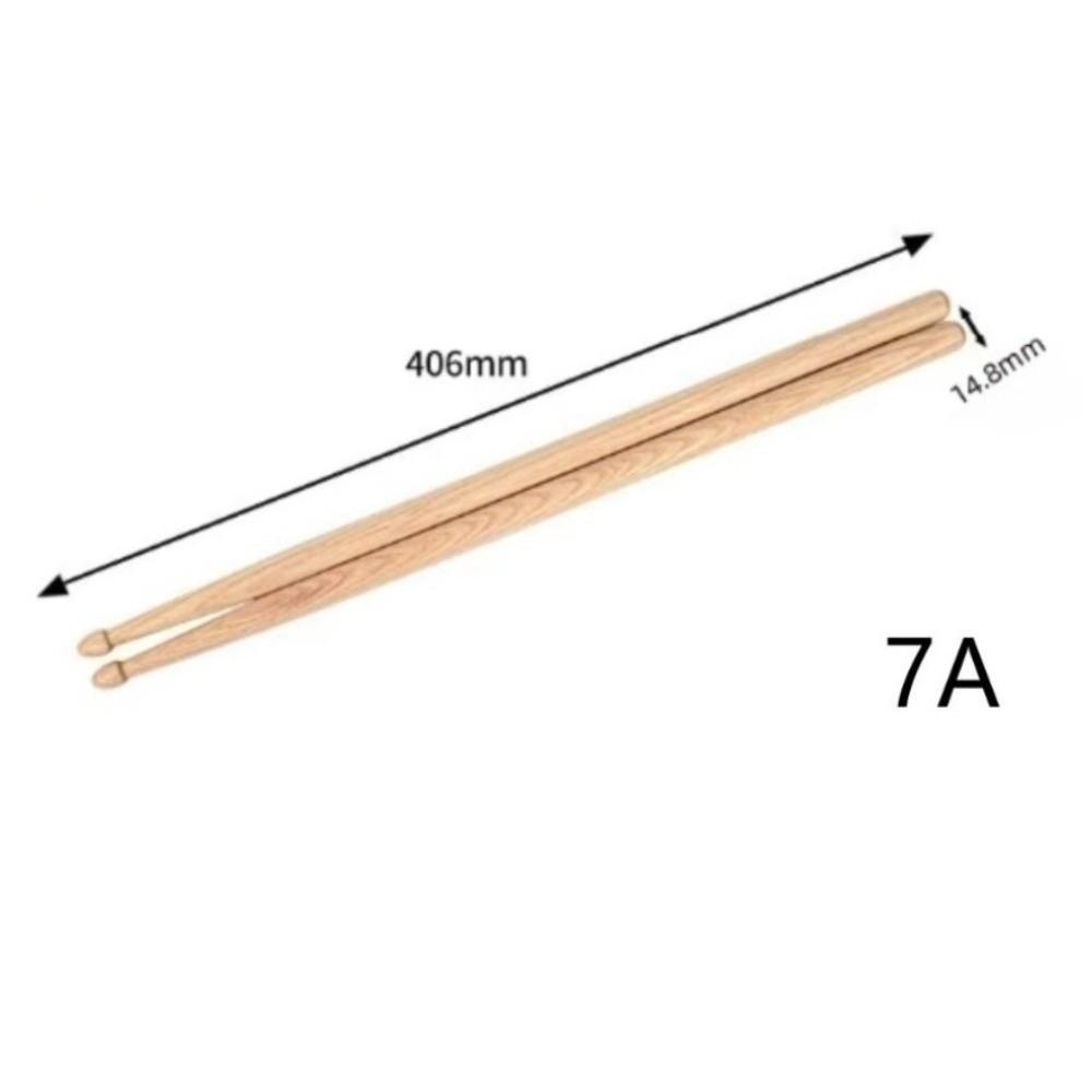 1 Pairs 7A Drum Mallets Sturdy Drum Sticks Percussion Accessories Maple Drumsticks Jazz
