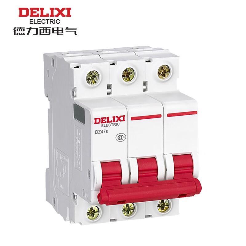 Delixi DZ47s 3 Pole C32A Miniature Circuit Breaker