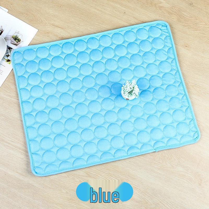 Ice Silk Cooling Mat: Breathable Summer Pet Mat for Dogs & Cats