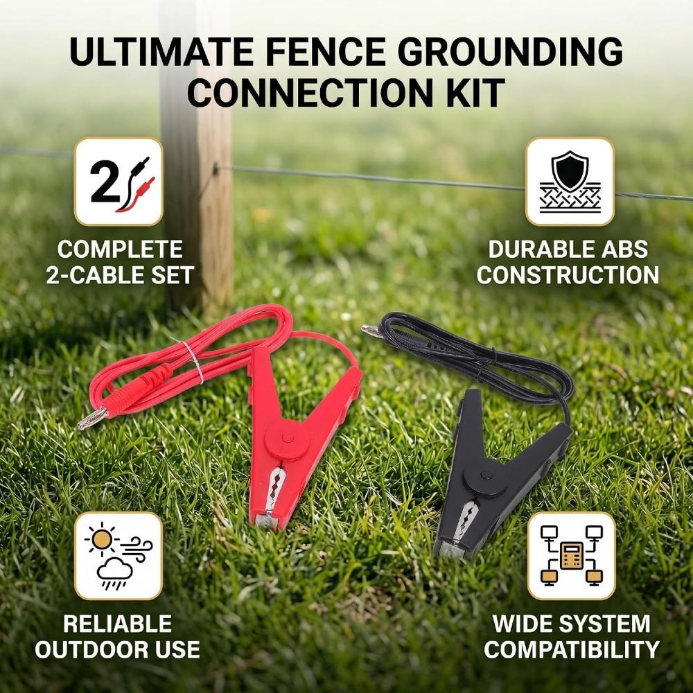 13 AWG Electric Fence Wire ABS Jumper Lead Kit Long Lasting Fence Wire Kit Livestock