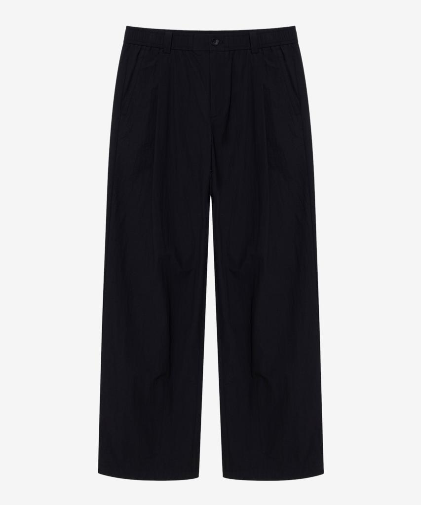 MINDBRIDGE [All Day Cool] Wide One-Pleat Full Elastic Waist Pants - 2 Colors