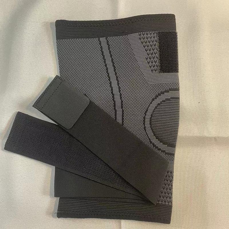 Lace-Up Pressure Sports Knit Knee Pads Kneecap Protection Running Basketball Mountain Bike Badminton Knee Pads