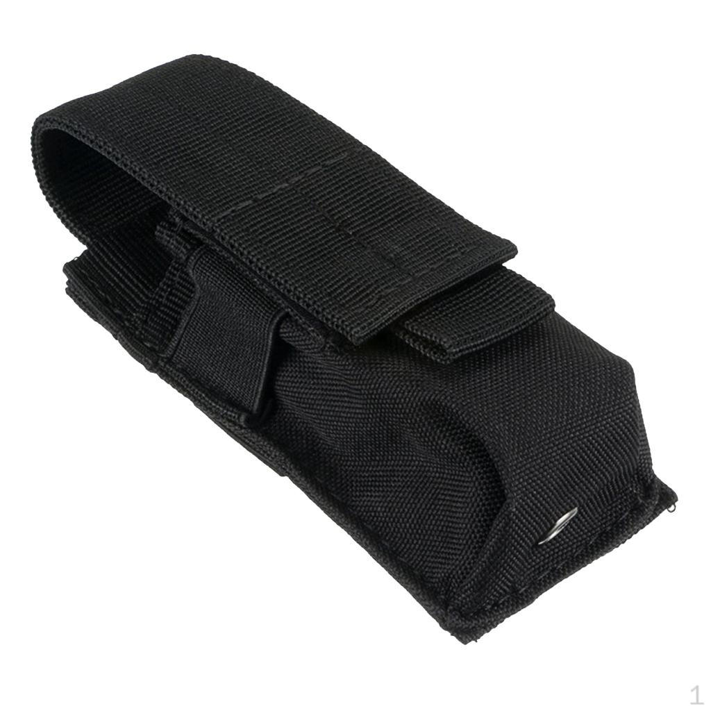 Bag Flashlight Belt Holder Phone Case Pouch Waterproof Nylon for Outdoor Hunting Hiking