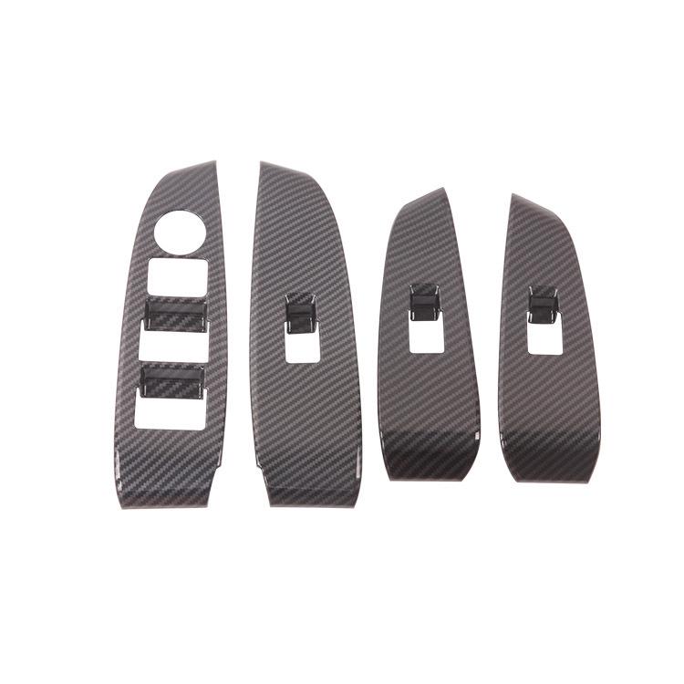 Mazda 6 Atenza 2020 ABS Kolfiber Interiör Armstödsram Strömbrytare