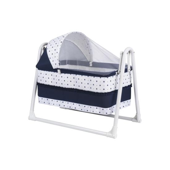 

Темно-синяя портативная качающаяся корзина-гамак для кроватки