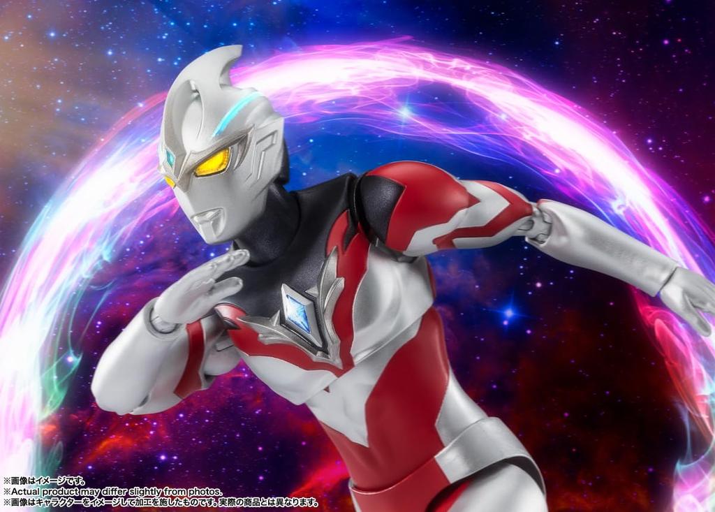 BANDAI SPIRITS S.H.Figuarts Ultraman Arc, Approximately 150mm, PVC & ABS Painted Action Figure