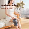Rechargeable Knee Massager with Heat - Ideal for Post-Work, Sedentary Lifestyle, and Relaxation, Battery-Powered, Polyester Material, Knee