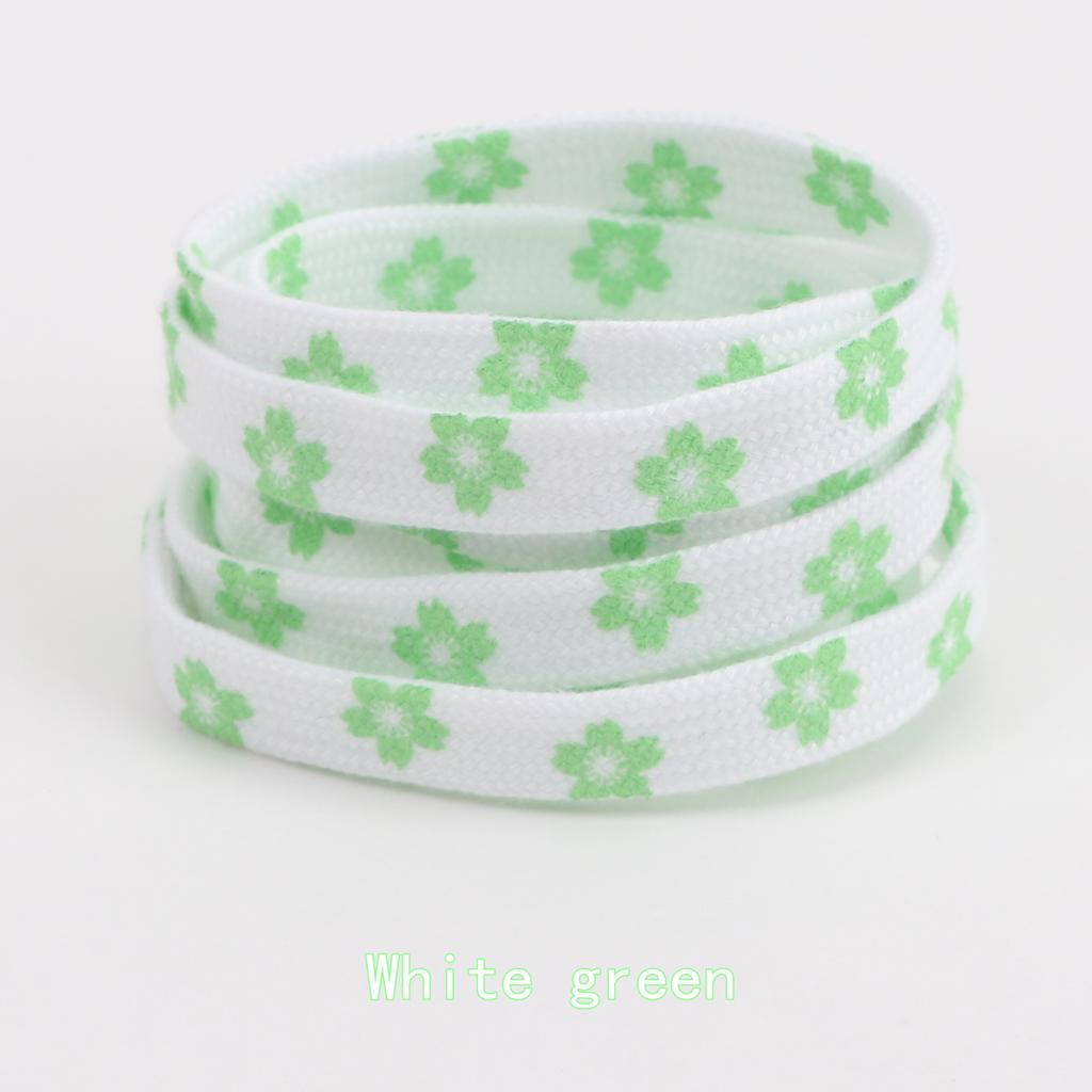 Fashion Style Cherry Blossom Pink AF1 Shoelace High-Cut Low-Cut Original Female Flower Lace Decorative Buckle Female Shoelace