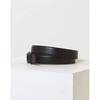 Daks Black Check Line Buckle Cowhide Automatic Belt Dbbe5e351bk