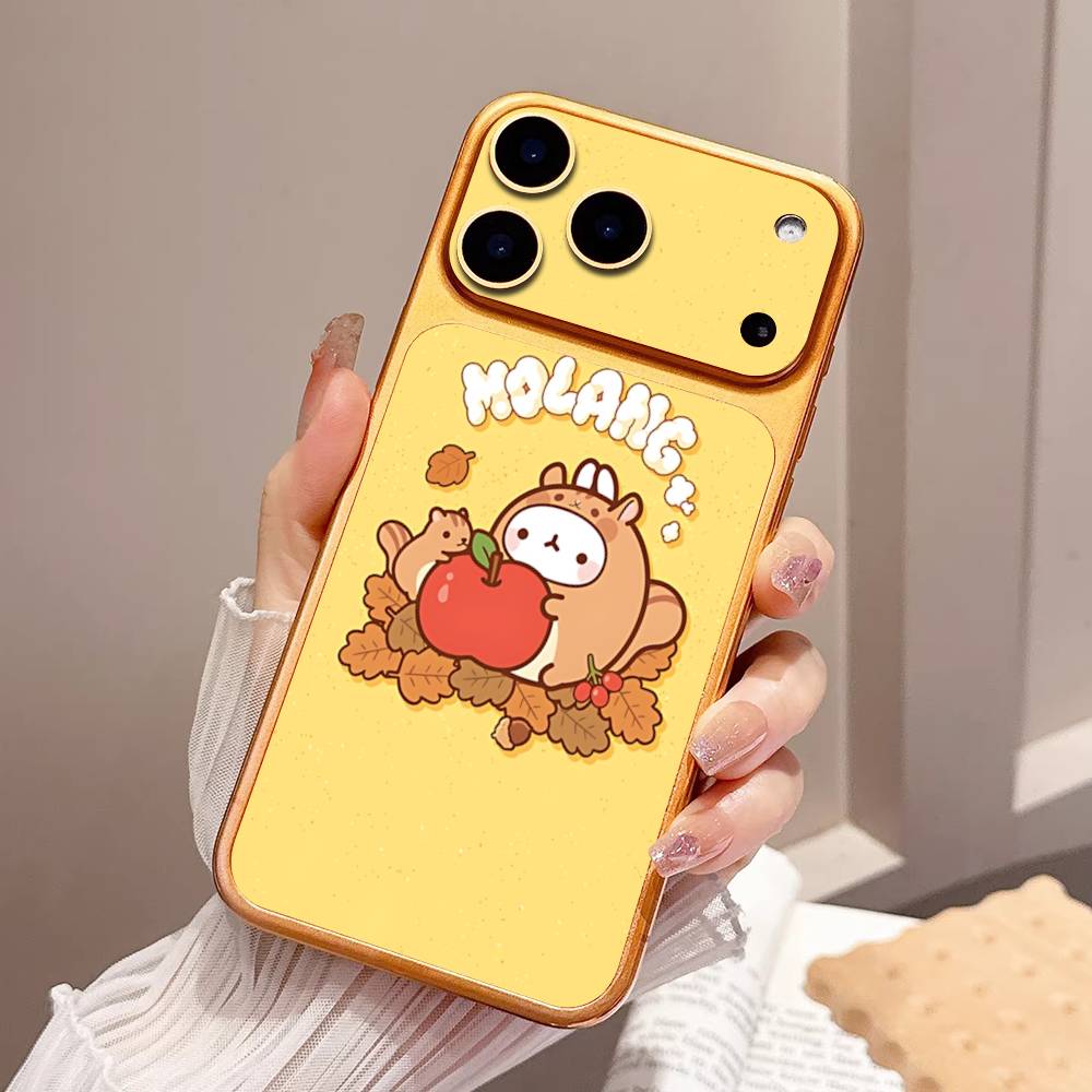 Kawaii Cute Rabbit M-MolangS Anime Protective Back Wrap Skin Decal Sticker For IPhone 17 Pro 17 Pro Max