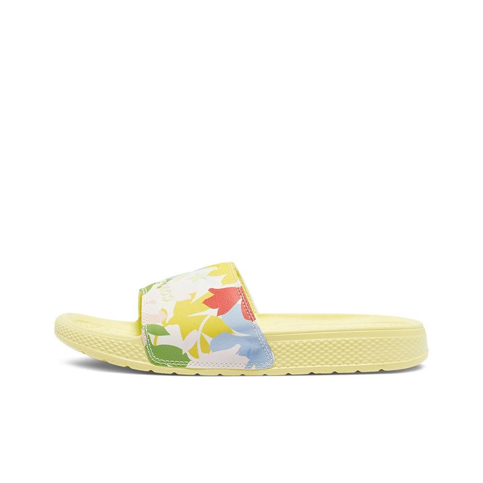 Converse Sandales Claquettes Imprimées Tendance Chuck Taylor All Star Sandales Unisexe Jaune 570921C
