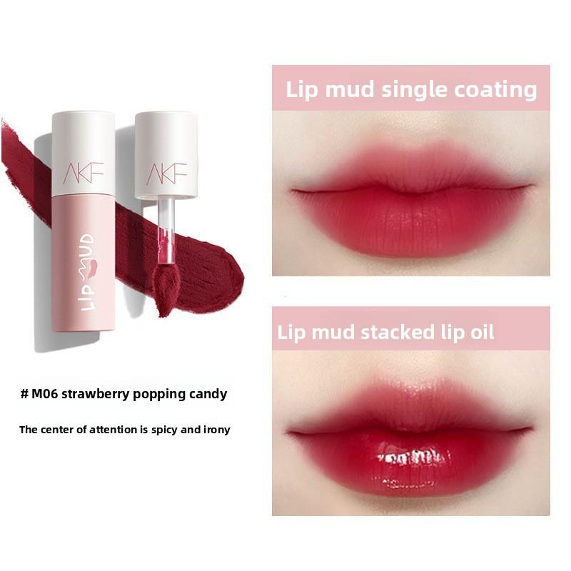 

AKF Серия Princess Шелковисто-матовая помада-мусс для губ Стойкая бархатная помада