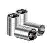 T27Car Badge Wheel Tires Valve Caps Tyre Valve Stem Covers For Volkswagen GTI Polo Golf Passat Scirocco Tiguan Jetta T-ROC Touareg