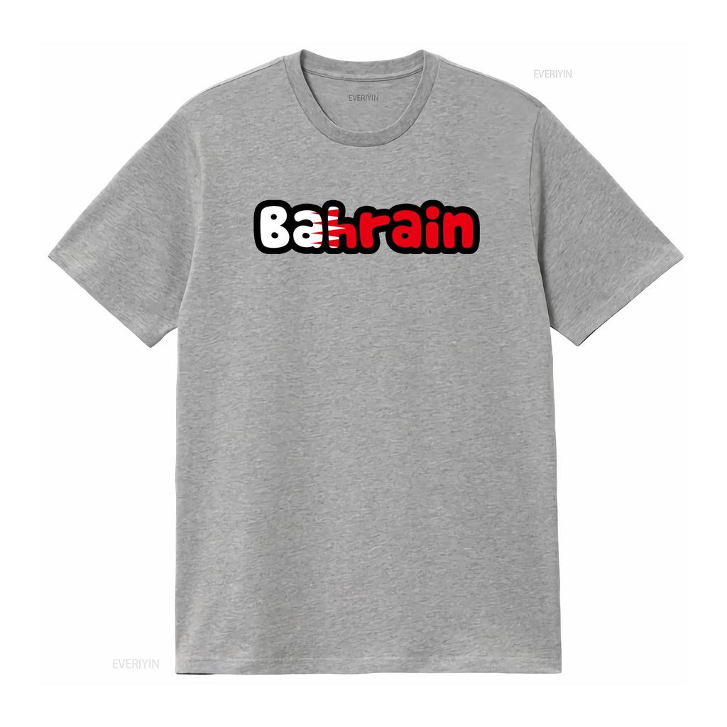 Bahrein Vlag Volwassenen Mannen T-shirt Stijlvol Patriottisch Ontwerp vintage Gewassen mode homme Ademend Zacht designer kleding