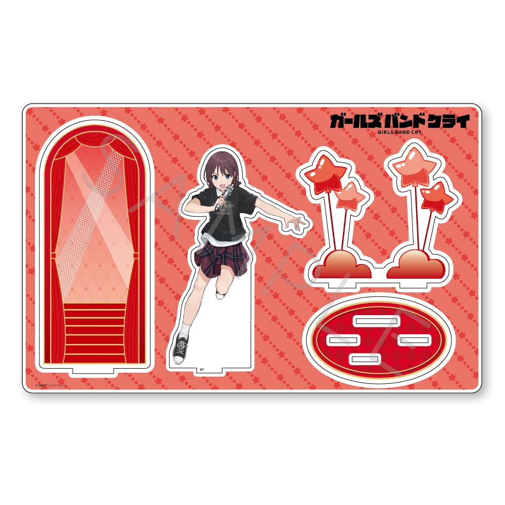 ТВ-аниме «Девичья группа Cry» [Исери Нина] 5-е издание Большой акриловый стенд ZB