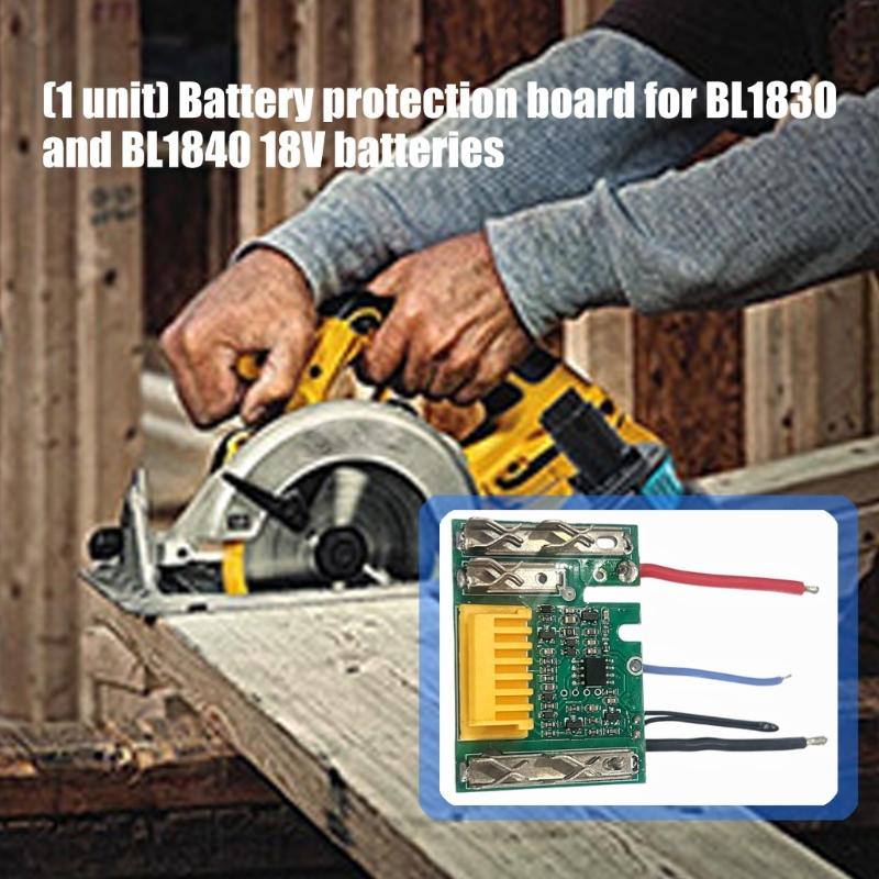 LiBattery Protections Board With Intelligent Current Control Enhanced Heat Dissipation For BL1830 BL1840 BL1850 18V Power Tools
