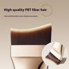 2Pcs Professional Arc-Shaped Flat-Head Ultra-Thin Foundation Brush, Paint-Free And Traceless Foundation Liquid Brush