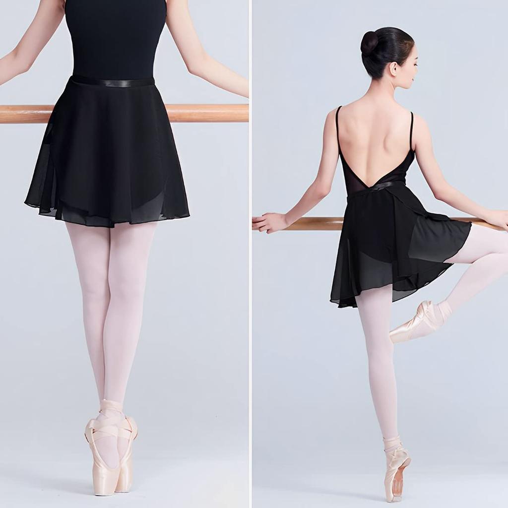 Ballet Dressing Chiffon Dance Adjustable Dressing Skirt for Gymnastics and Youth Skateboarding Ballet Training Skirt [Morices] Women's Skirt, Women's