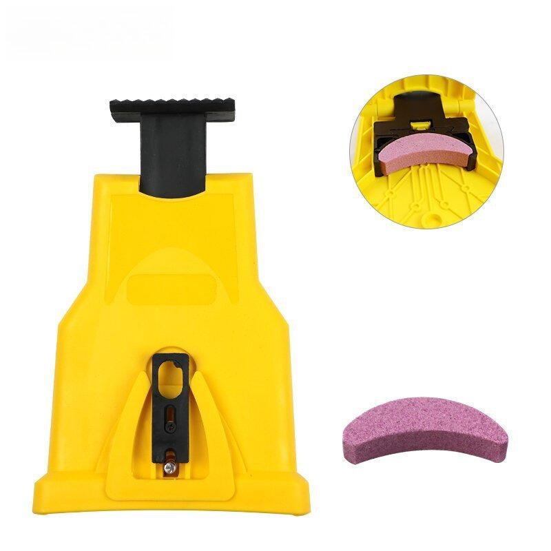 

Chainsaw Teeth Sharpener Durable Easy Power Sharp Bar-Mount Fast Grinding Chainsaw Chain Sharpener Tools with Whetstones