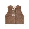 Girls' 2025 Winter Sleeveless Bow Padded Vest