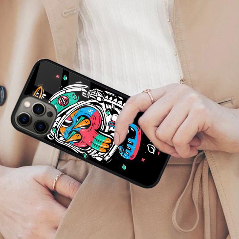 Creative dark skeleton Magnetic Phone Case For APPLE iPhone 17 Air 16 14 13 12 Pro Max 15 Plus Wireless Charge MagSafe Cover