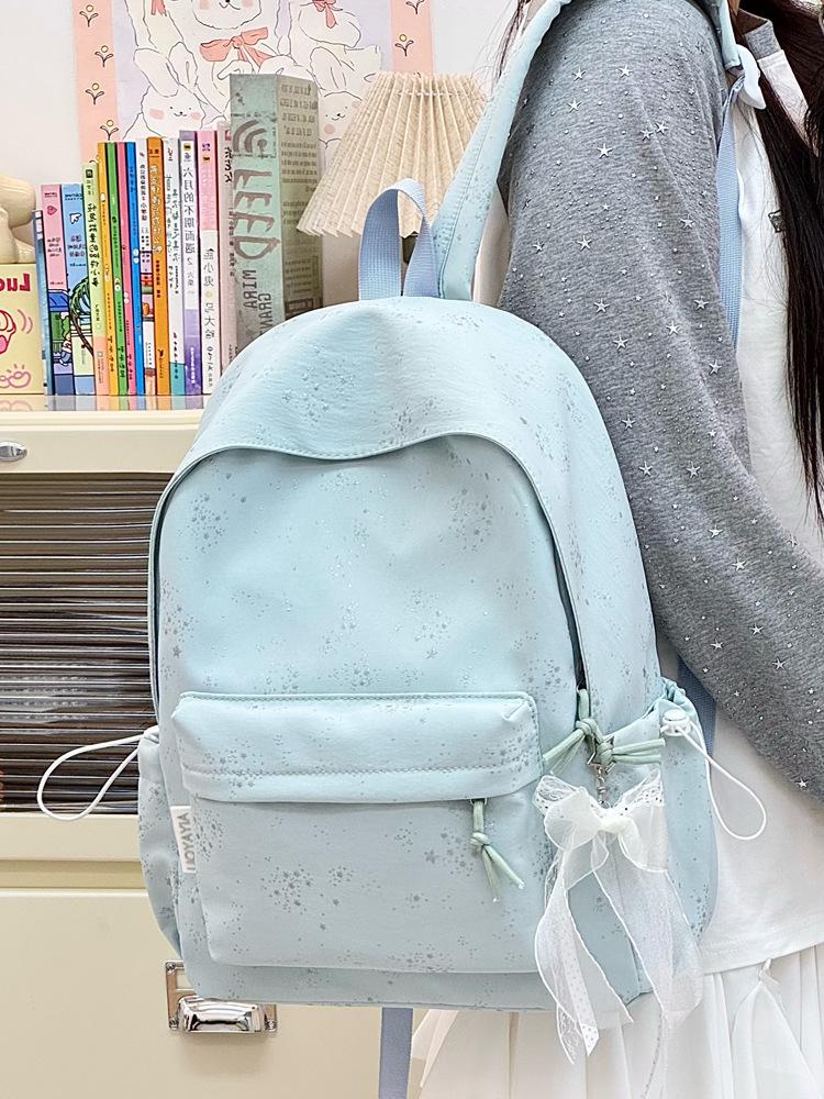 Zaino scolastico alla moda carino stella luna zaino giapponese ins grande capacità zaino scolastico studente pendolarismo quotidiano zaino con stampa