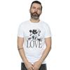 Disney Mens Mickey And Minnie Mouse Love T-Shirt