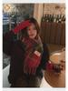 Women's Korean Plaid Tassel Scarf - Festive & Warm for Christmas & New Year