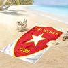 Wisła poster Print Beach Towel, Large Soft Quick Dry Towel for Beach Camping Swimming