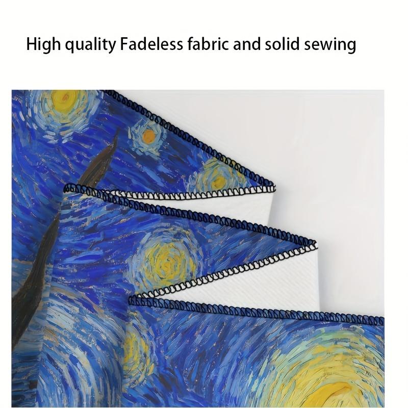 1pc Van Gogh Tapestry Famous Printed Blanket Wall Hanging Star Moon Night Tapestry Decoration Bedroom Study Home Decoration