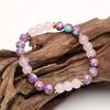 Colorful Imperial Jasper Rose Quartz Beaded Bracelet Women Fashion Jewelry For Love And Friendship Bracelet For Women Charm