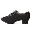 Fashion Women Latin Dance Shoes Teacher Shoes Middle Heel Jazz Square Dance Shoes Latin Dance