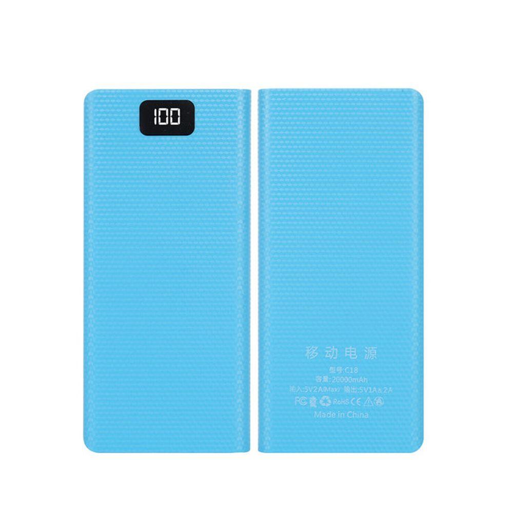 LCD Digital Display Battery Charger Box Power Bank Shell Power Bank Case Battery Storage Boxes