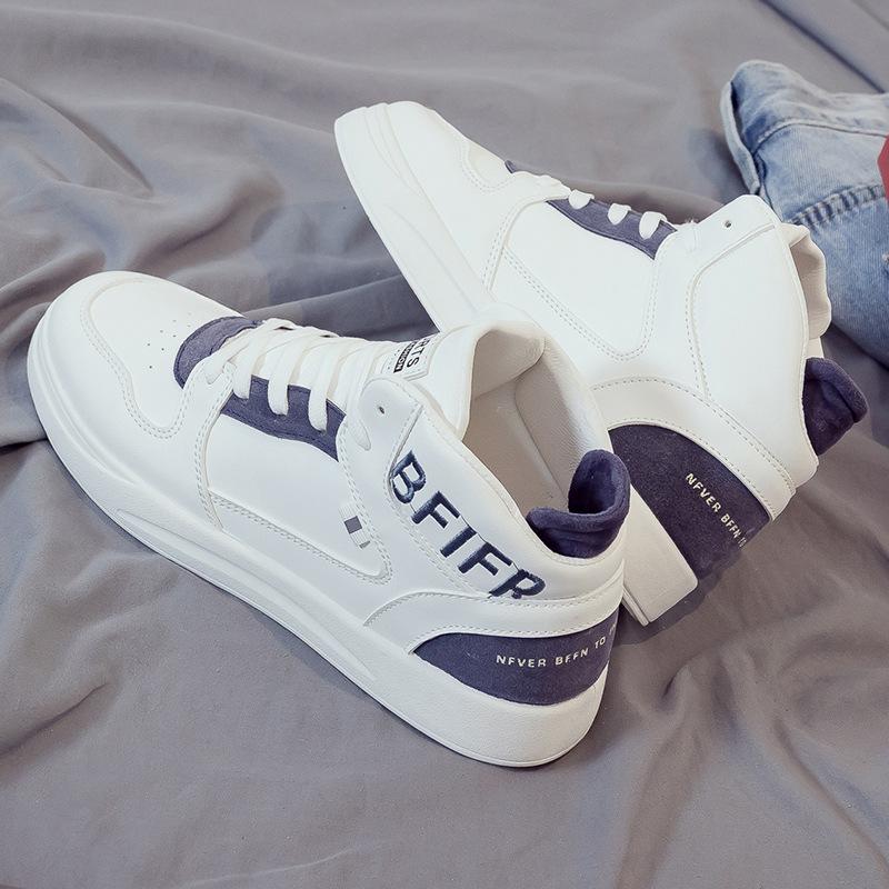 Herrsneakers Casual Höga Herrskor Designer Höst Vinter Sportträningsskor Basket Vita Sneakers Manliga Vulkaniserade Skor