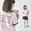 KeChu Girls' Cotton Printed Short-Sleeve T-Shirt