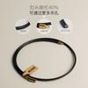 Collana Choker Semplice Fatta a Mano in Pelle di Mucca Primaria Collana in Pelle Chiusura in Acciaio Inossidabile Gioielli da Uomo Donna
