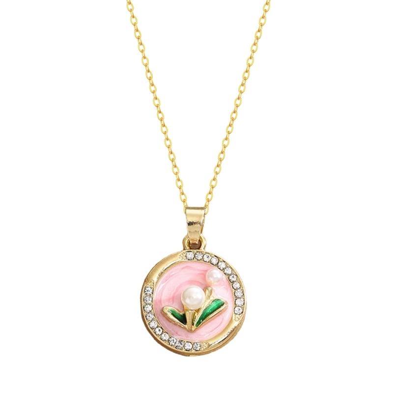 Artistic Blossomy Bivalve Charm Necklace 10 Artisanal Designs Additional Metal Mixture Jewelry Perfect For Gifting Instances