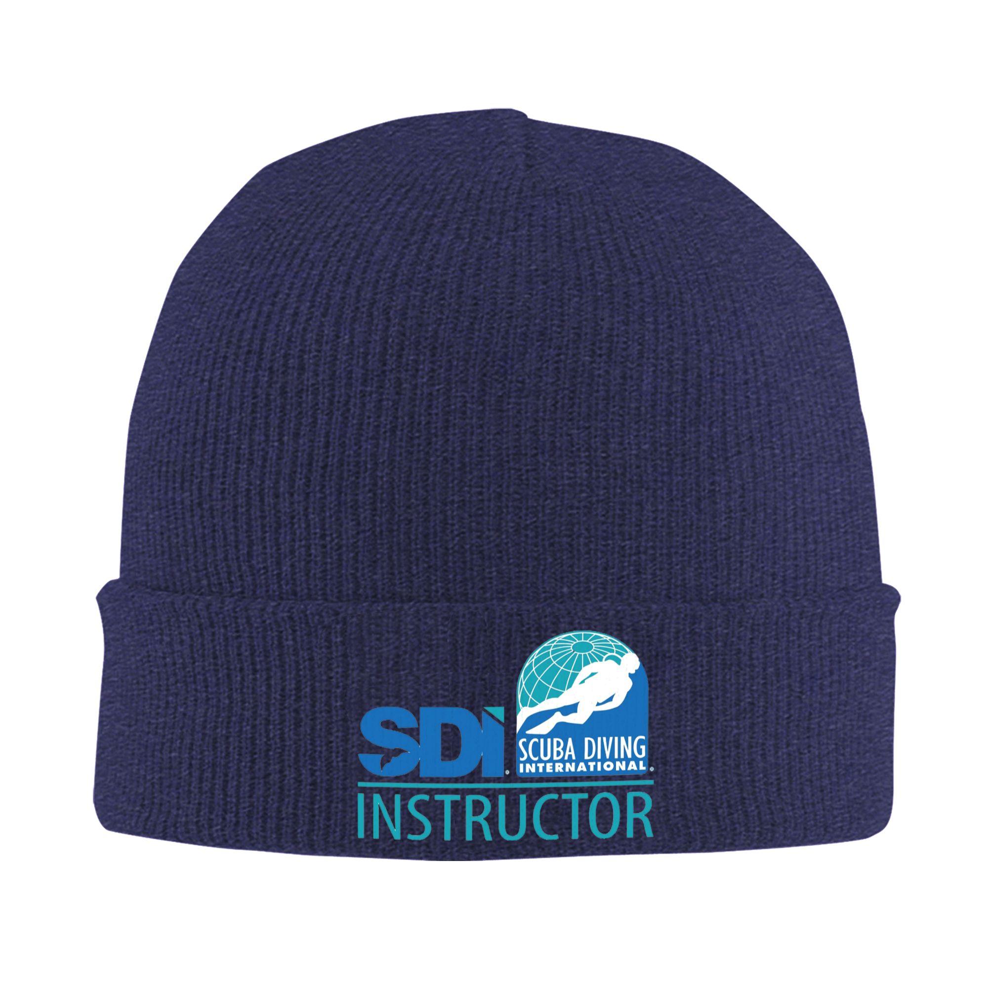 

Scuba Diving International SDI Warm Knitted Cap Winter Knit Bonnet Hat Skullies Beanies Hip Hop Caps for Unisex One Size