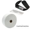 Universal Fireproof Heat Insulation Motorcycle Exhaust Wrap - Anti-Scald, Anti-Burn Banana Fiber Cloth