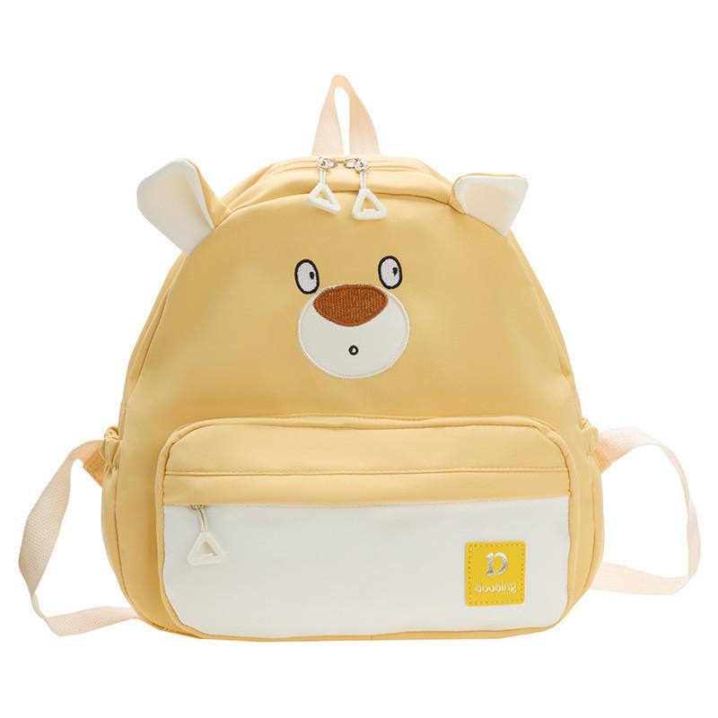 Cute And Stylish Unisex Cartoon Bear School Backpack For Toddlers With Durable Nylon Fabric