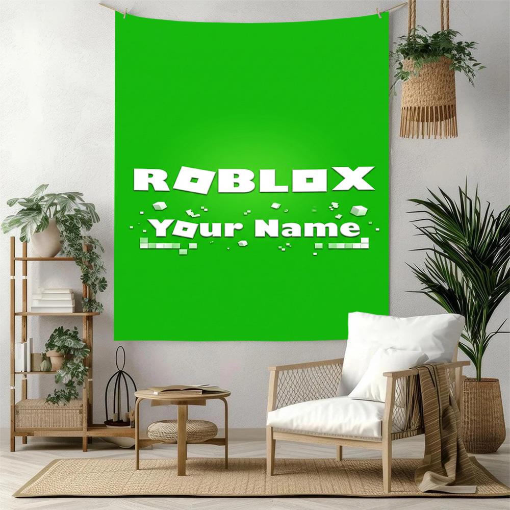Roblox Custom Tapestry Boho Wall Hanging Ultra-Soft Perfect for Bedroom Wall All-Season Use Great Gift for Dorm Room Lovers