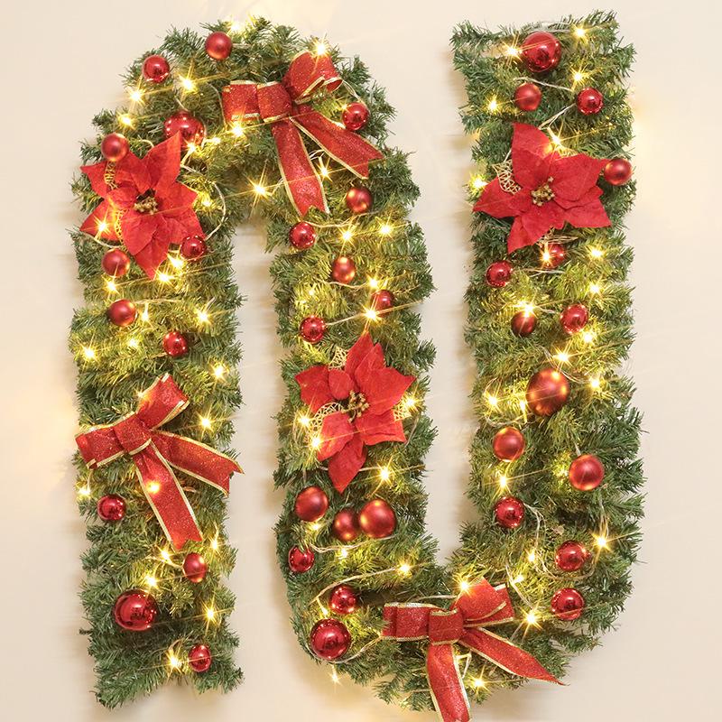 2.7m Dense Simulated Christmas Vine for Window Decoration