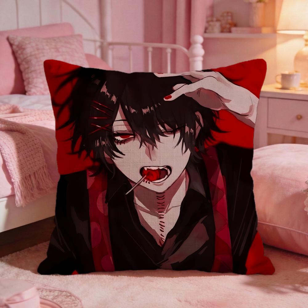 Ttokyo GhoulS Anime Hot Cushion Cover Premium Comfort Reversible Pillow Cove Two In One Design For Any Room  Car Interior