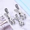 6Pcs Clothes Clips Stainless Steel Opening Clip Hanger Retainer Beach Towel Clips Keep Your Towel Clothes From Blowing Away Windproof Clip