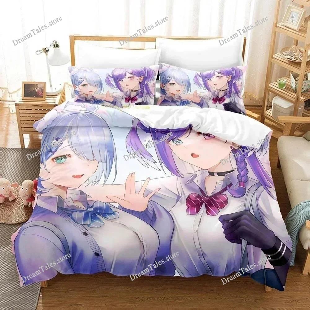 3D Print Anime Kawaii Girl Elira Pendora Bedding Set Single Twin Full Queen King Size Bed Set Adult Kid Bedroom Duvet Cover Sets