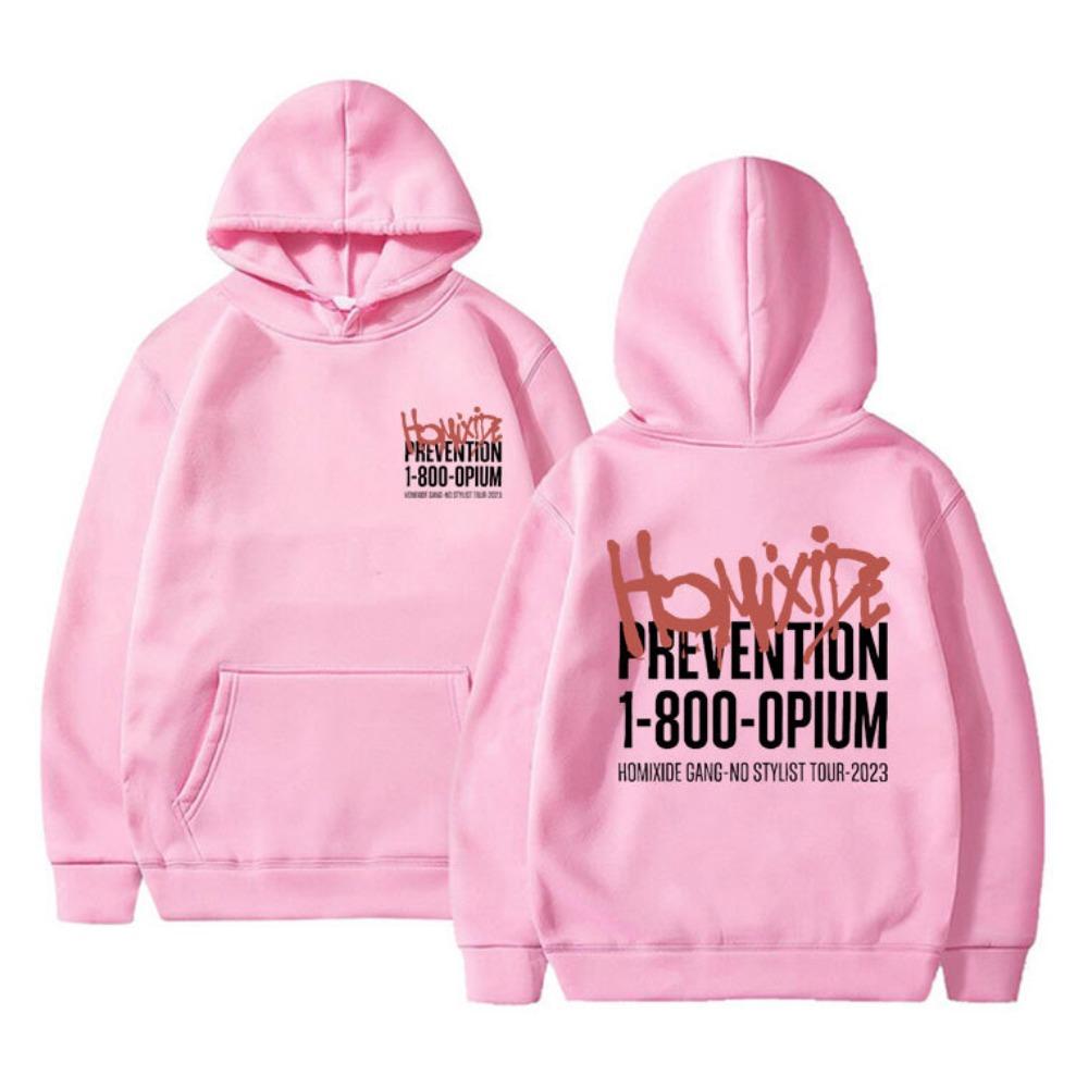 Homixide Gang No Stylist Tour Hoodie Autumn and Winter Sweatshirt Men Womnen Fashion Pullover Men's Fleece Hoodies