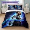 Set Biancheria da Letto Personalizzato con Nome Jude Bellingham 1 Copripiumino + 2 Federe Logo Calcio Regalo Personalizzato per Occasione Speciale Decorazione Camera da Letto