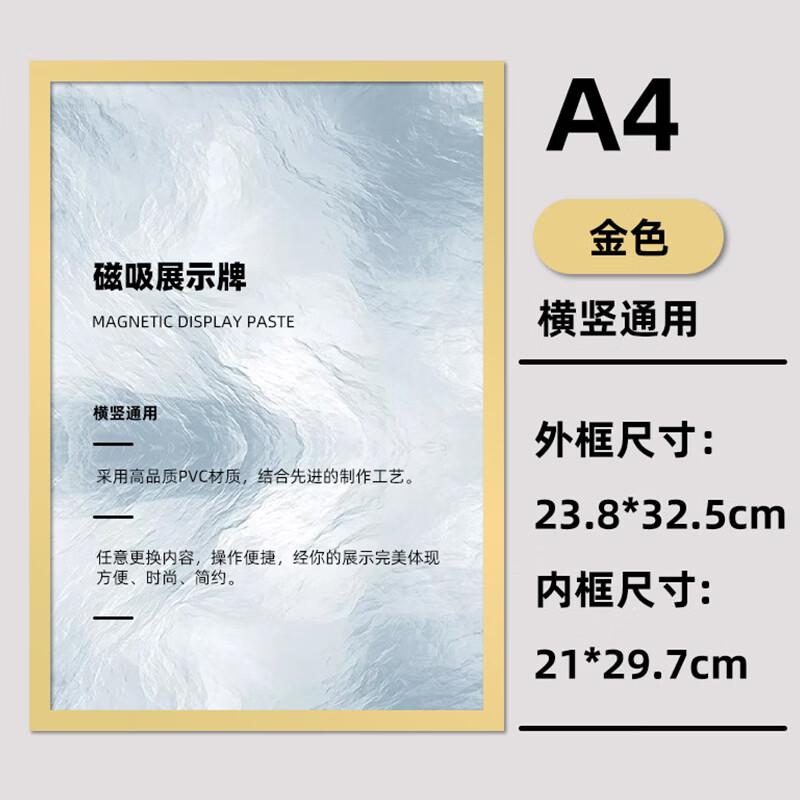 Magnetic A4 Business License Display Frame